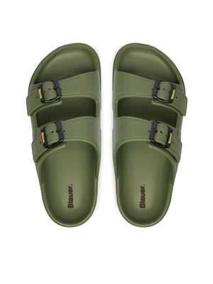 Blauer Scarpe Ciabatte Uomo S6HOLLEY02/EVA MILITARY GREEN