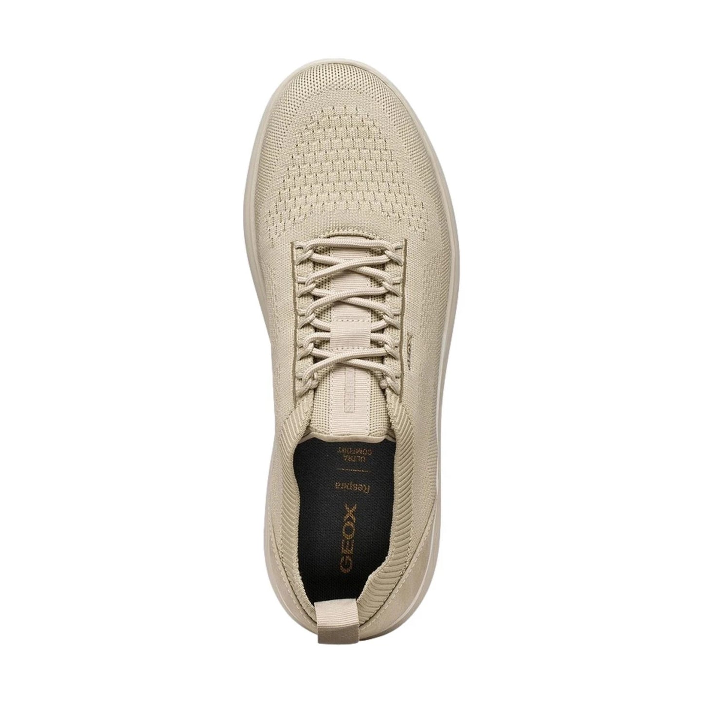 Geox U SPHERICA U15BYA Sneakers Uomo Stringate Beige