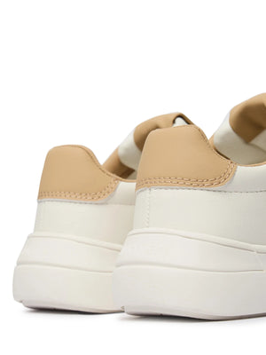 Calvin Klein Sneakers basse bimbi con lacci V3X9-83301-1355A M off white