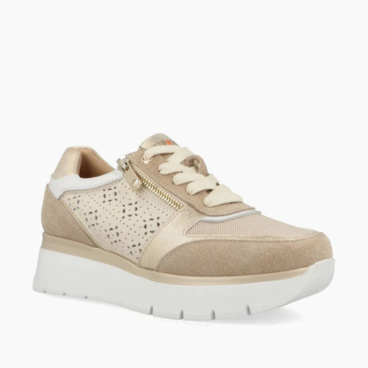 IMPRONTE Serenissima Zip Suede scarpa donna SAND