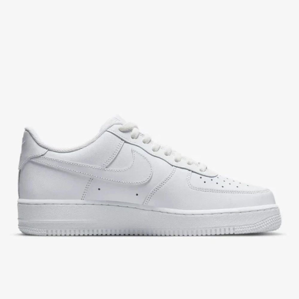 Nike Air Force 1 07 Unisex Bianco/Bianco 100% Marca Originale