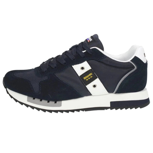 Blauer Queens - Sneakers Basse In Suede E Nylon Blu - Uomo
