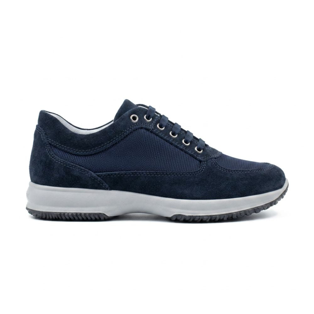 Sneakers Uomo IMAC Blu Camoscio/Tela