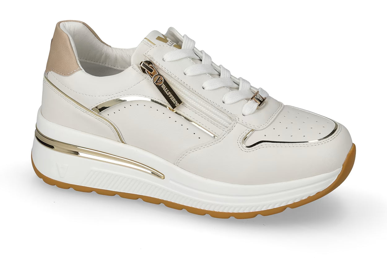 VALLEVERDE Sneaker donna White Con cerniera