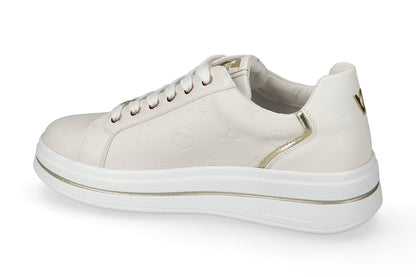 VALLEVERDE Sneaker donna Bianco con tomaio logato.