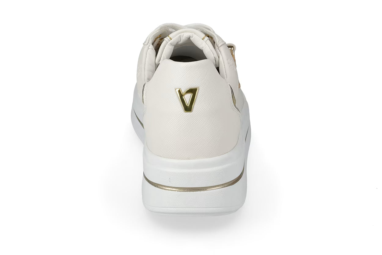 VALLEVERDE Sneaker donna Bianco con tomaio logato.
