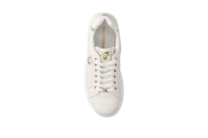 VALLEVERDE Sneaker donna Bianco con tomaio logato.