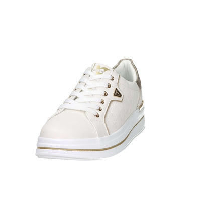 VALLEVERDE SNEAKERS BASSA 35482L BIANCO/ORO