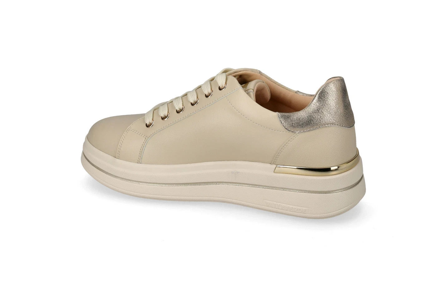SCARPE SNEAKERS ZEPPA DONNA VALLEVERDE 35482L ECO PELLE BEIGE ORIGINALE AI 2026