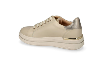 SCARPE SNEAKERS ZEPPA DONNA VALLEVERDE 35482L ECO PELLE BEIGE ORIGINALE AI 2026