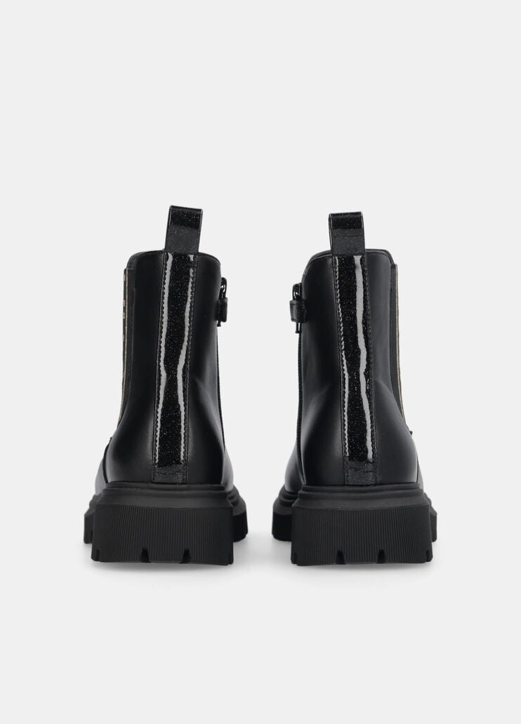 Stivaletti Liu Jo con maxi logo glitterato LIUJO