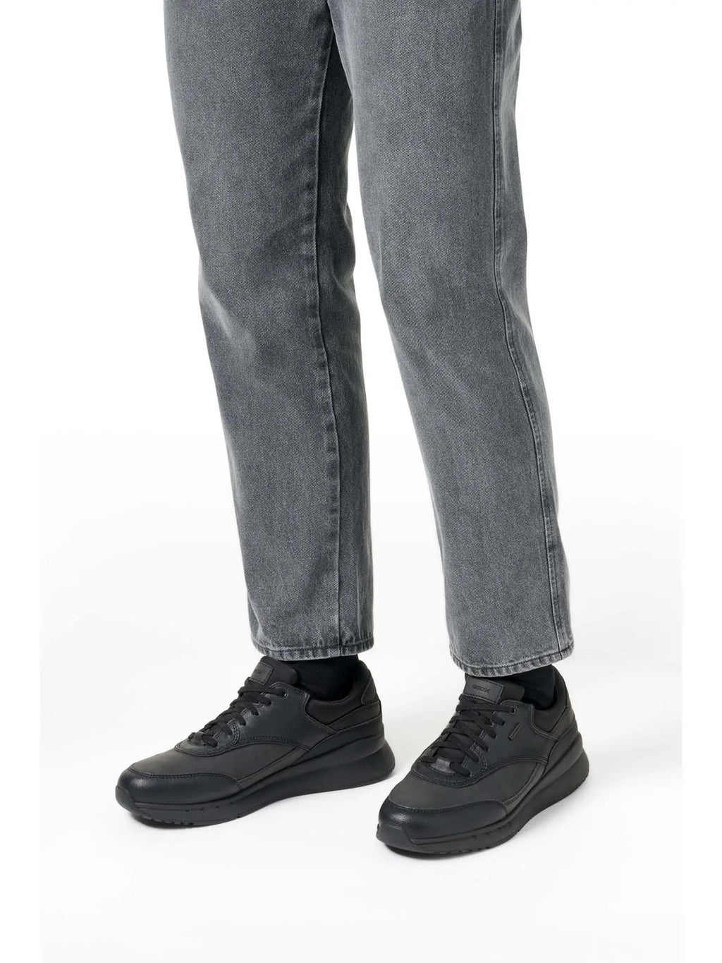 Geox Amphibiox scarpe da uomo sneakers antipioggia invernali Branthon ABX nero