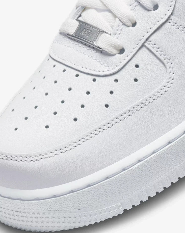 Nike Air Force 1 07 Unisex Bianco/Bianco 100% Marca Originale