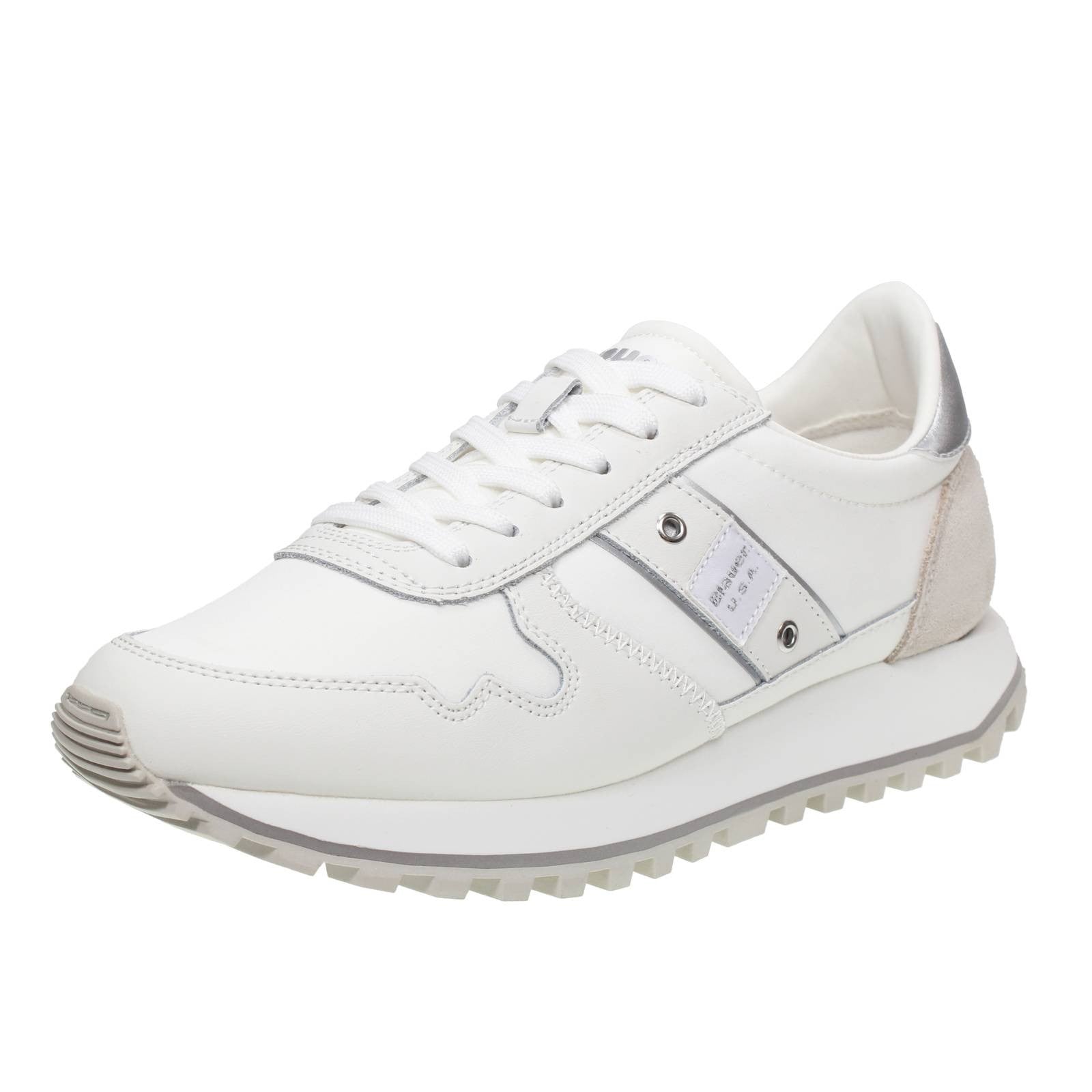 Blauer Millen - Sneakers Basse In Pelle Bianco - Donna Scarpe Sneakers