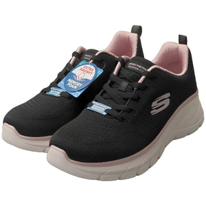 Scarpe da ginnastica Skechers Fashion Fit 2.0 donna alla moda in nero oro rosa