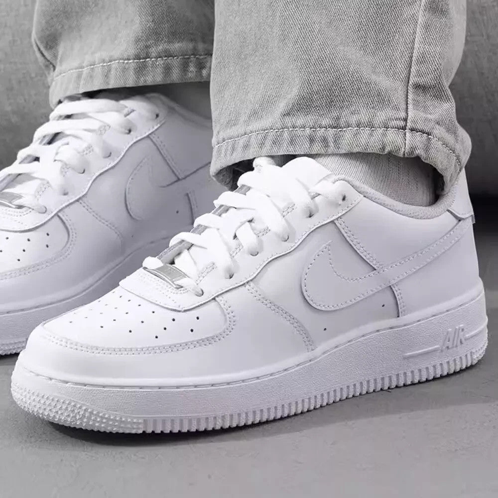 Nike Air Force 1 donna ragazzi GS bianche scarpe sneaker
