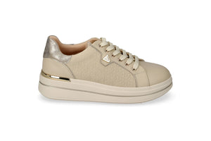 SCARPE SNEAKERS ZEPPA DONNA VALLEVERDE 35482L ECO PELLE BEIGE ORIGINALE AI 2026