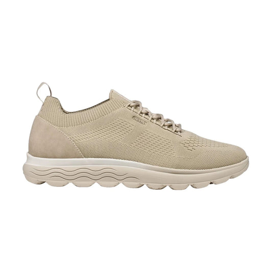 Geox U SPHERICA U15BYA Sneakers Uomo Stringate Beige