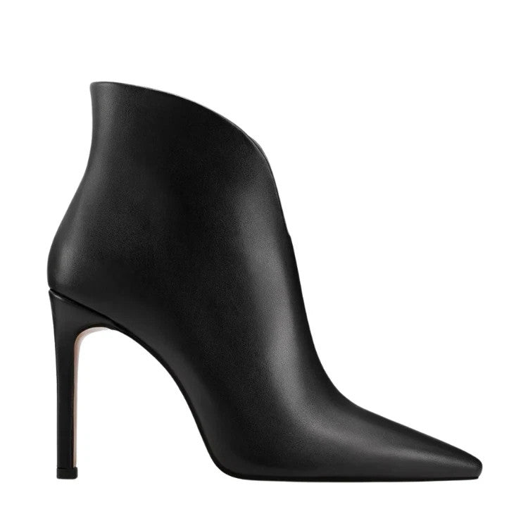 Queen Helena Stivaletti da Donna a punta tacco 10cm. Art.K4053 Col.Nero