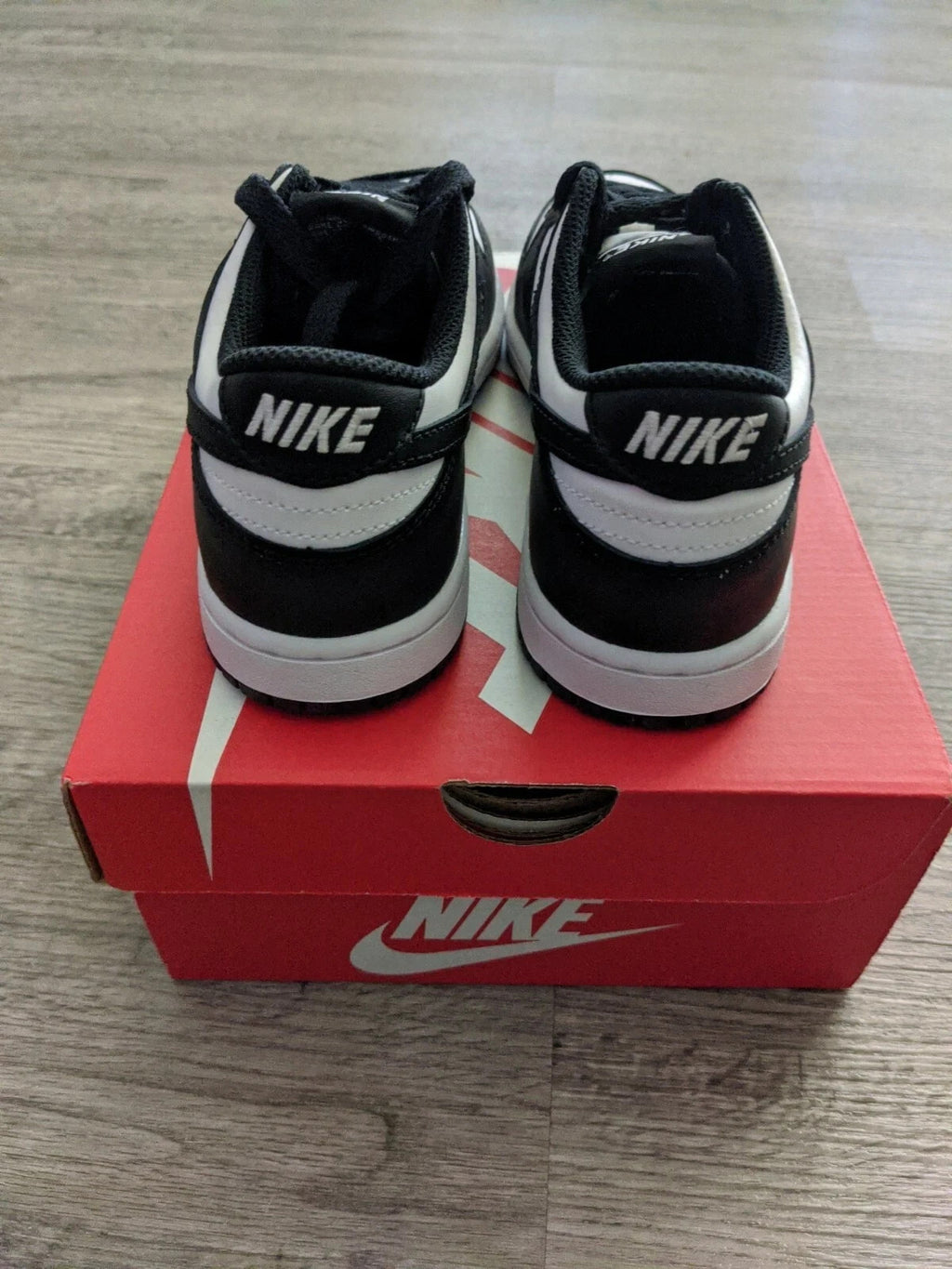 Nike Dunk Low PS 'Panda' White Black Grade School Sneaker (CW1588-100)