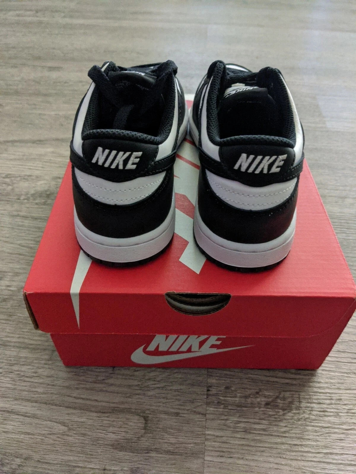 Nike Dunk Low PS 'Panda' White Black Grade School Sneaker (CW1588-100)