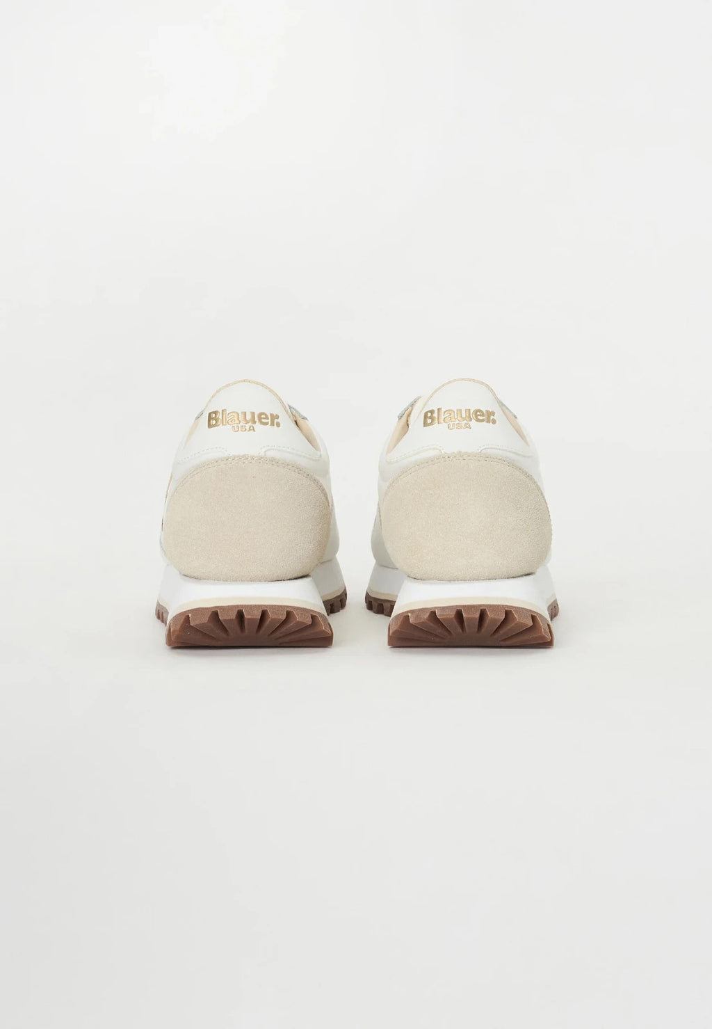 Blauer Millen Sneakers basse Donna, White/cream Pelle / nylon