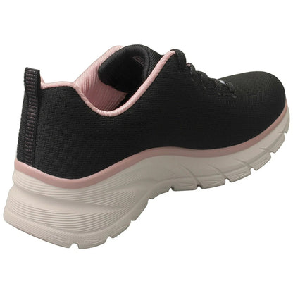 Scarpe da ginnastica Skechers Fashion Fit 2.0 donna alla moda in nero oro rosa
