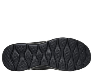 Skechers Slip-ins Go Walk Flex da Donna Scarpe Nere Memory Foam Senza Lacci New