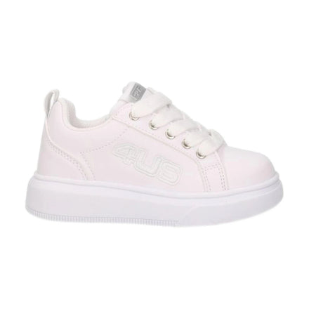 Paciotti 4US UBK25004 Sneakers Bambino Stringate con Zip Laterale Bianco