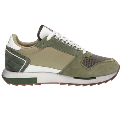 Napapijri Virtus 02 - Sneakers Basse In Suede Verde - Uomo Scarpe Sneakers
