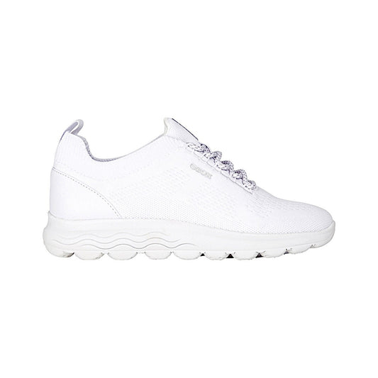 Geox Spherica donna scarpe da ginnastica casual sportive sneakers estive bianche