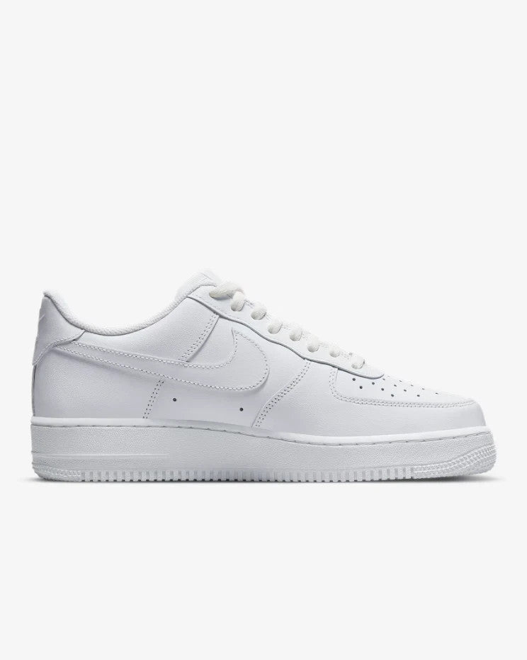 Nike Air Force 1 07 Unisex Bianco/Bianco 100% Marca Originale