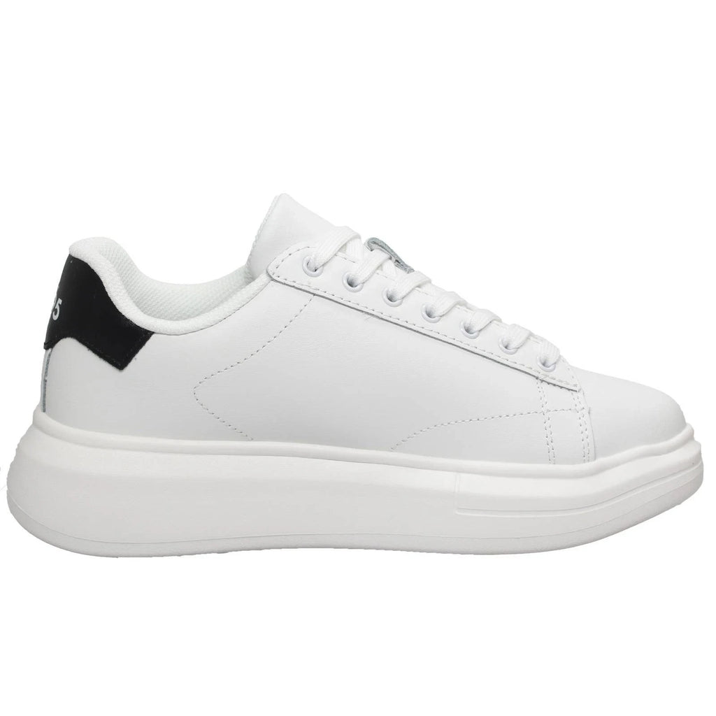 Liu Jo Cv Big 01 - Sneakers Platform In Pelle Bianco - Uomo Scarpe Sneakers