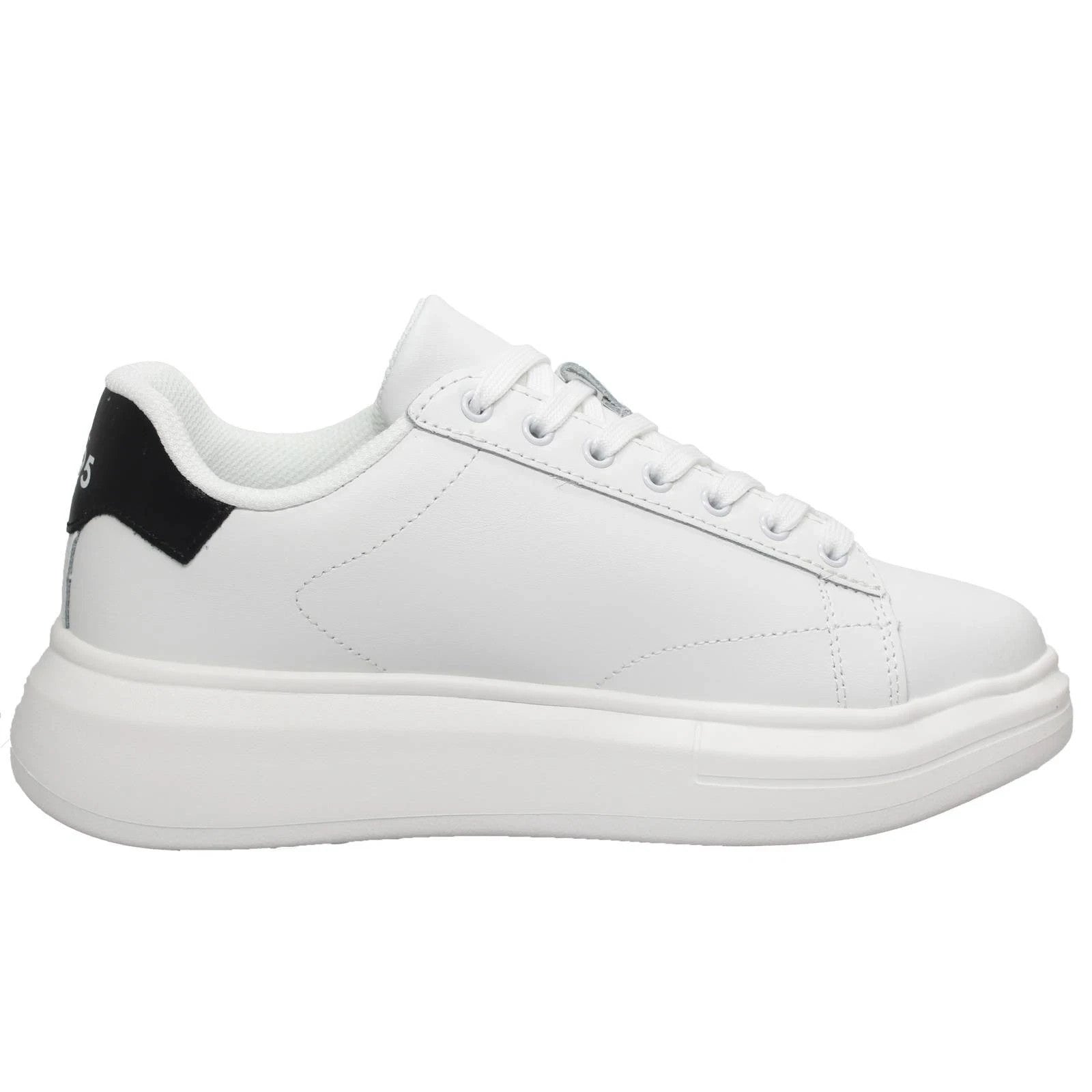 Liu Jo Cv Big 01 - Sneakers Platform In Pelle Bianco - Uomo Scarpe Sneakers
