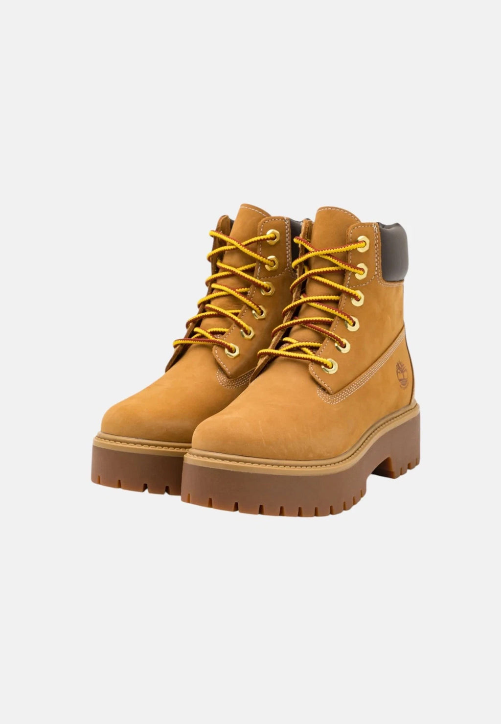 Stivali Donna Timberland PLATFORM  STONE STREET 6 IN LACE WATERPROOF WHEAT