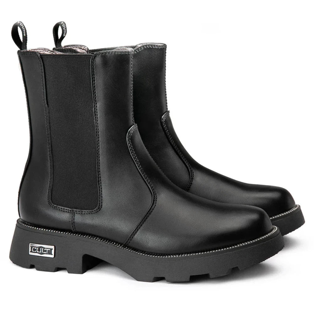 Cult Stivaletto da Donna in pelle Art.T234 Col.Nero