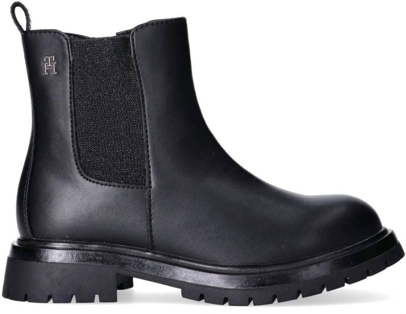 TOMMY HILFIGER CHELSEA BOOT BLACK