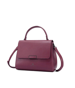 Queen Helena Borsa da Donna con manico e chiusura a scatto Art.M1062 Col.Bordeau