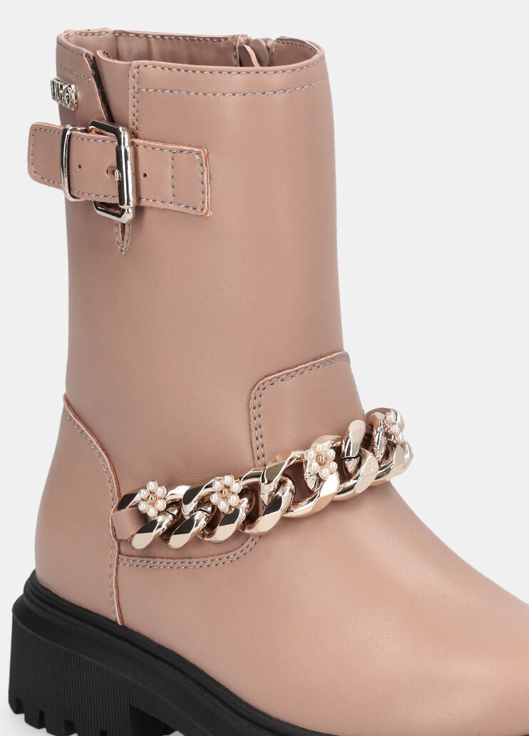 Stivali BIMBA da motociclista Liu Jo con catena gioiello LIUJO