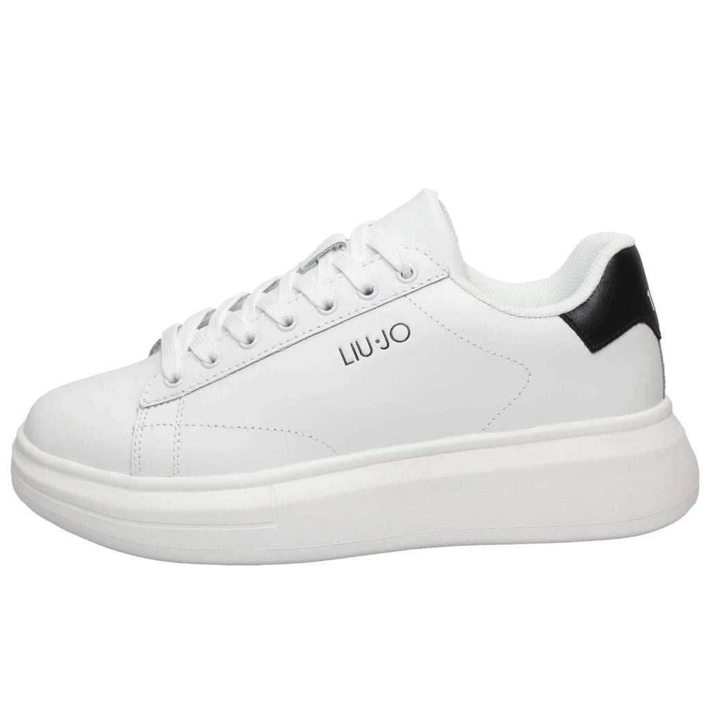 Liu Jo Cv Big 01 - Sneakers Platform In Pelle Bianco - Uomo Scarpe Sneakers