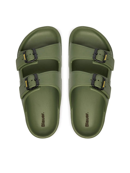 Blauer Scarpe Ciabatte Uomo S6HOLLEY02/EVA MILITARY GREEN