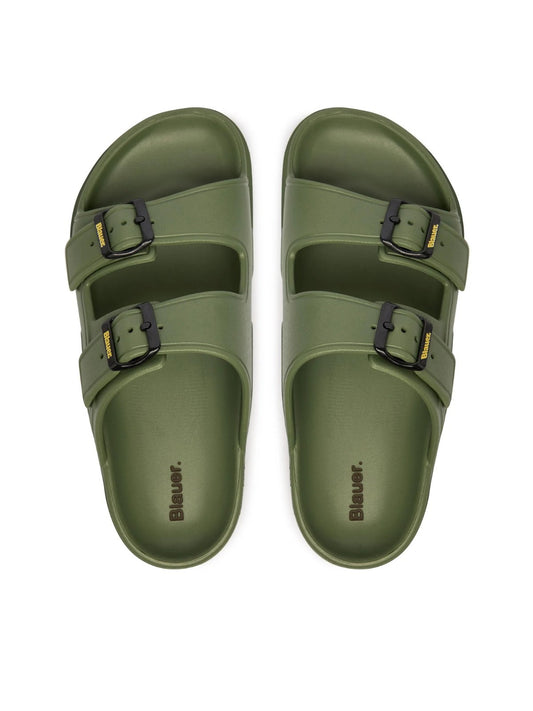 Blauer Scarpe Ciabatte Uomo S6HOLLEY02/EVA MILITARY GREEN