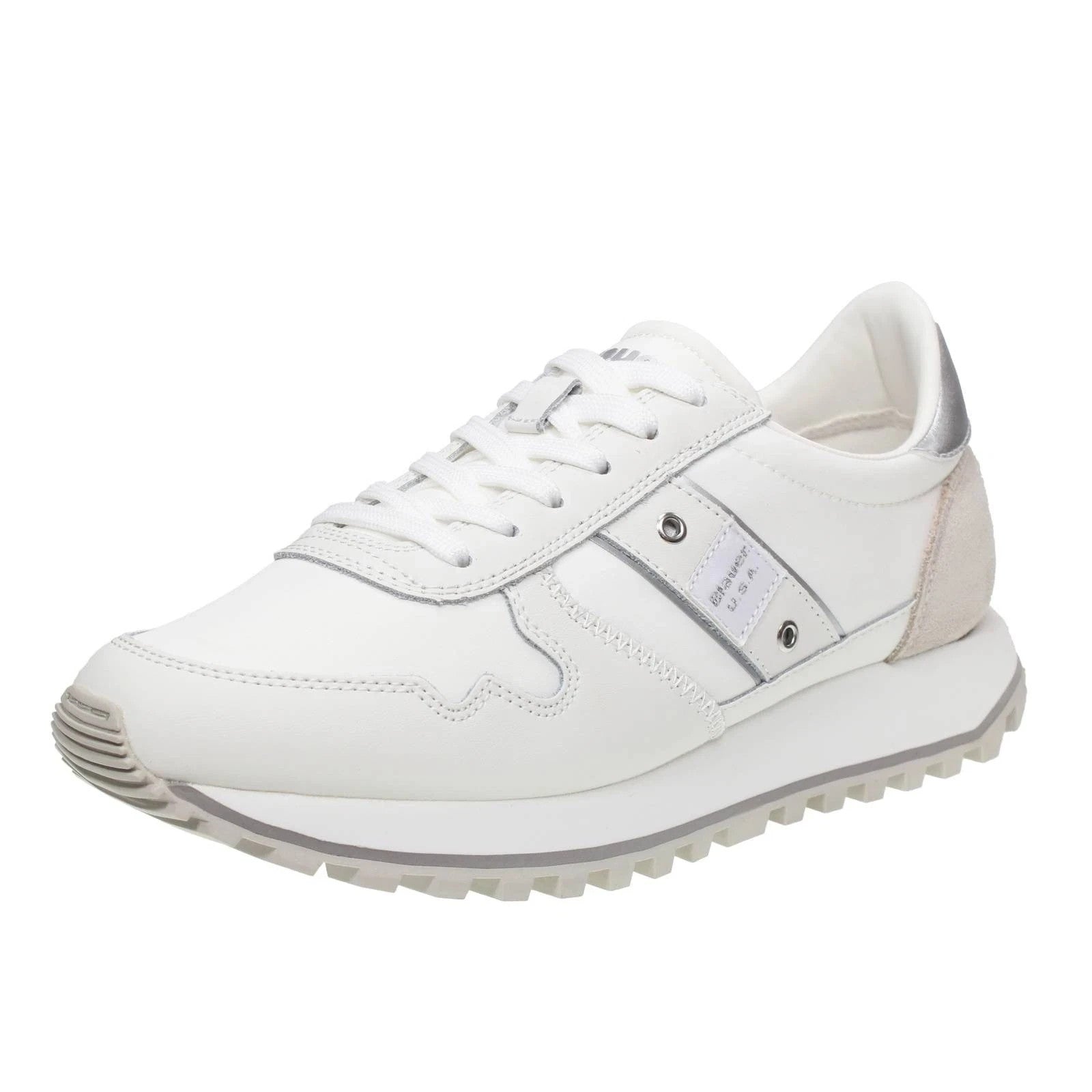 Blauer Millen - Sneakers Basse In Pelle Bianco - Donna Scarpe Sneakers