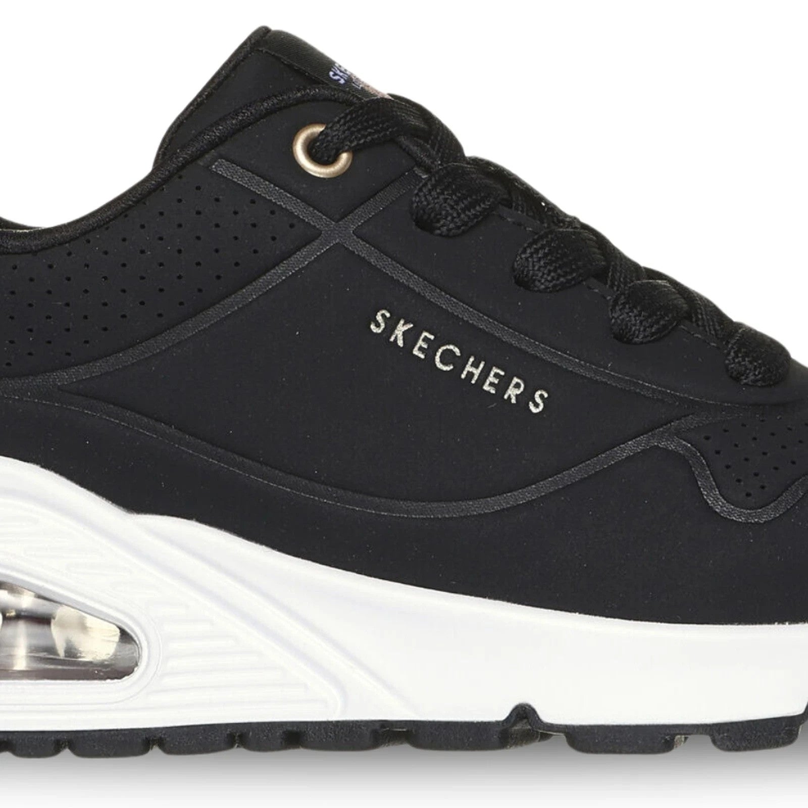 Scarpe Skechers Uno Gen1 - Shimmer Away 310545L-BLK Nero