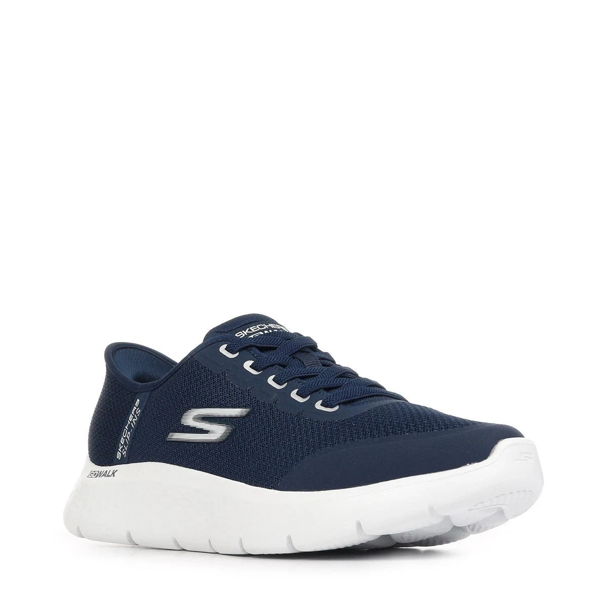 Sneakers Skechers Uomo Go Walk Flex Netro Slip Ins Blu