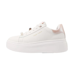 QUEEN HELENA X34 13 Sneaker Donna Platform Con Accessorio White Pink