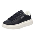 Liu Jo Cv Big 01 - Sneakers In Pelle Blu - Uomo Scarpe Sneakers Casual