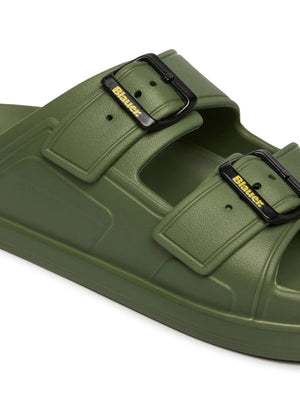 Blauer Scarpe Ciabatte Uomo S6HOLLEY02/EVA MILITARY GREEN