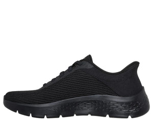 Skechers Slip-ins Go Walk Flex da Donna Scarpe Nere Memory Foam Senza Lacci New
