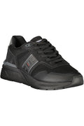 Blauer USA S5Ray05 Black Sneakers Sportive per Uomo in nabuk e tessuto nero